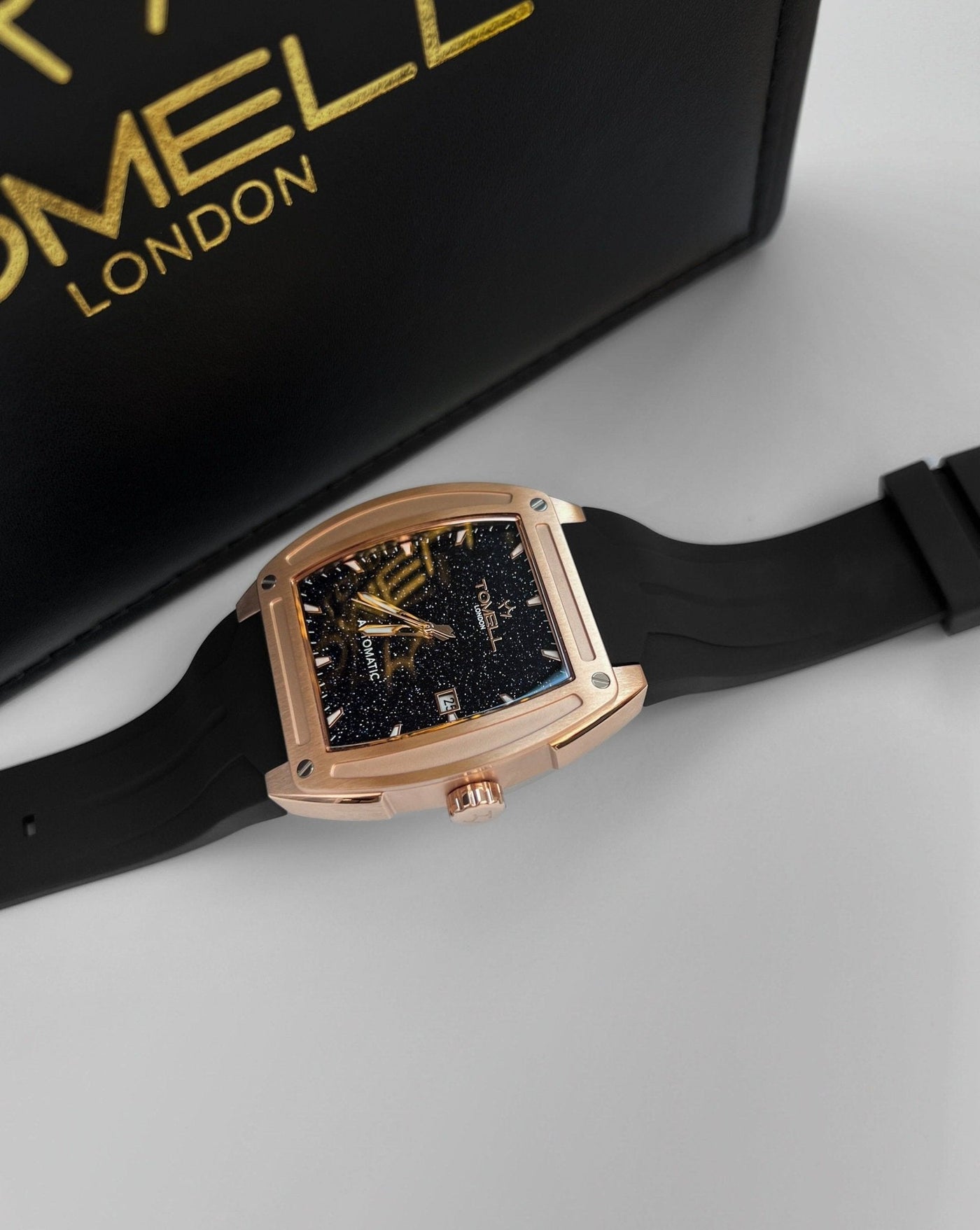 rose gold automatic watch