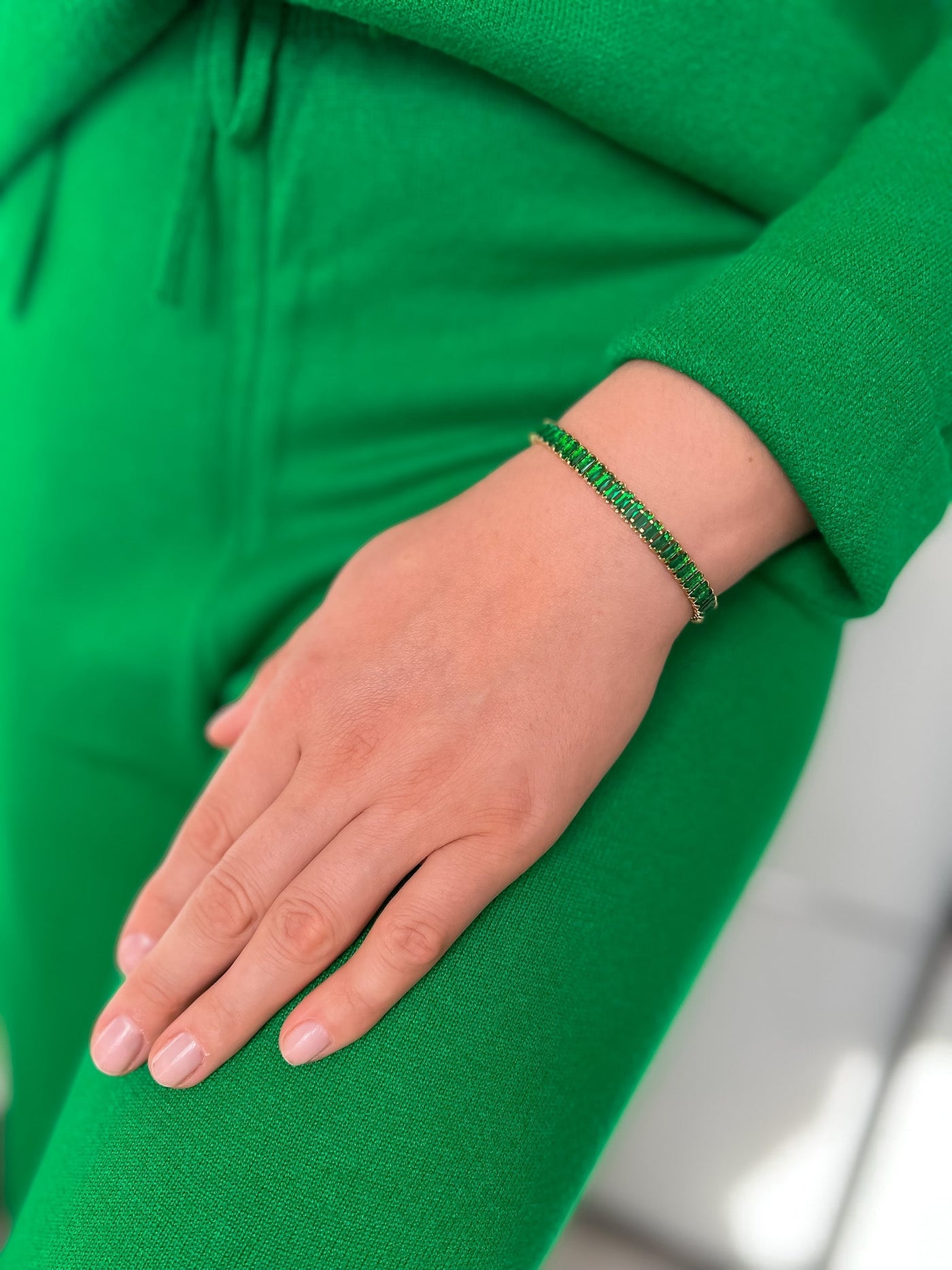 green bracelet