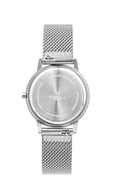 women silver watch 